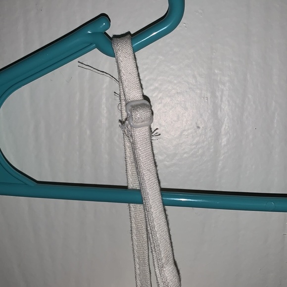 Sadie & Sage Floral Embroidered Crop Top, adjustable spaghetti strap - Picture 7 of 10